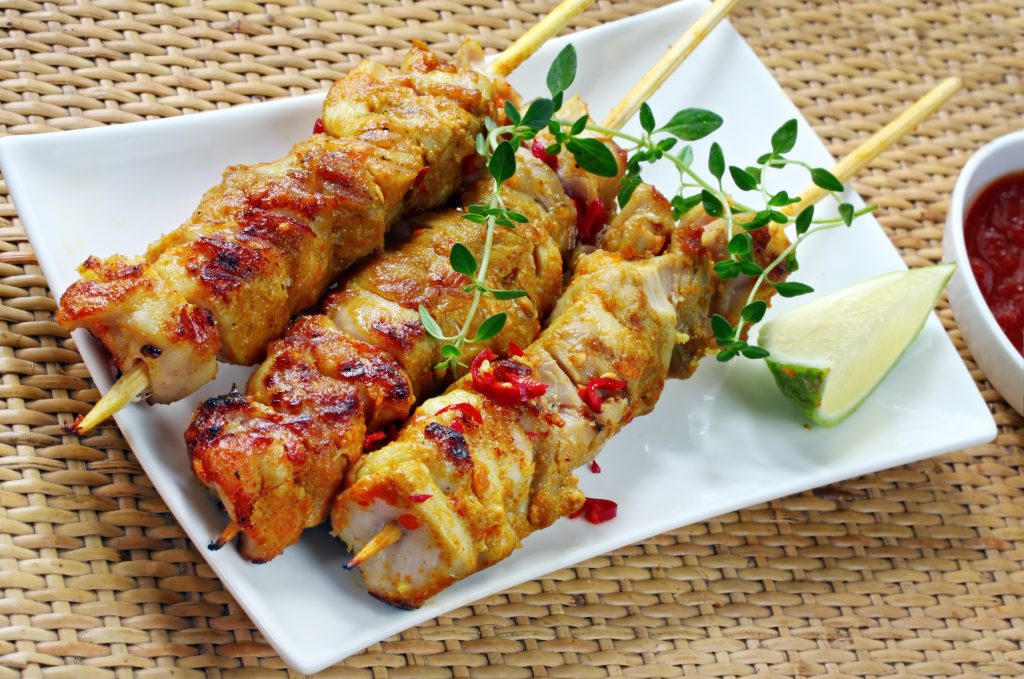 Irresistible Chicken Skewers - Elevate Your BBQ Catering Experience! Discover the perfect harmony of juicy chicken, marinated to perfection, and grilled to a delightful char. These chicken skewers are a delectable addition to any BBQ catering menu, delivering flavours that will leave your guests craving for more. Treat your taste buds with these mouth-watering delights.
