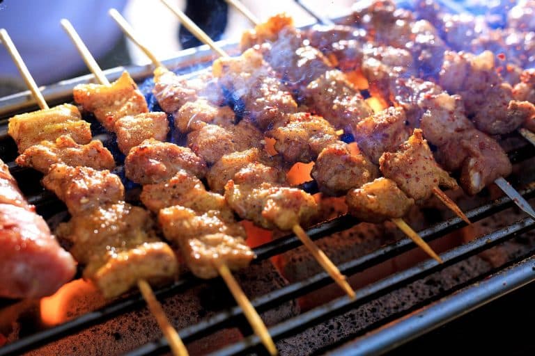 Bbq Skewers served at corporate event in Liverpool.